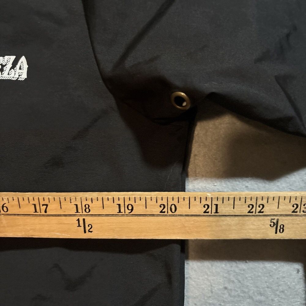 Stone Brewing Buenaveza Mens S‎ Rain Windbreaker Trench-Style Black Jacket Rare - Picture 4 of 7